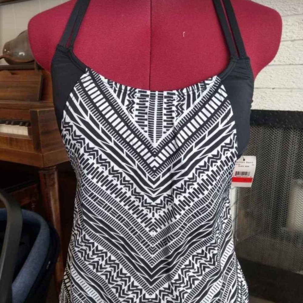 Jantzen XS tankini top, new
